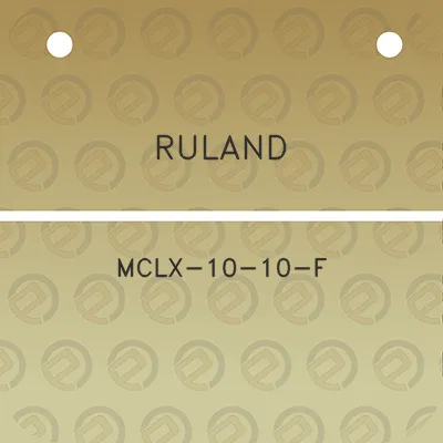 ruland-mclx-10-10-f