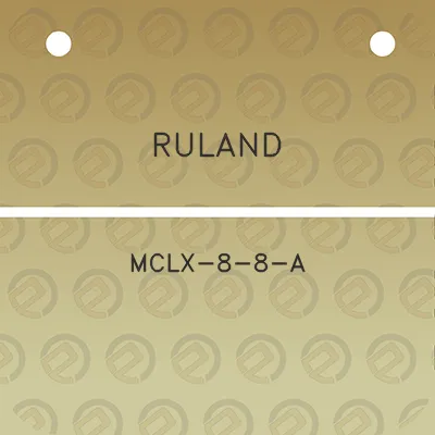 ruland-mclx-8-8-a