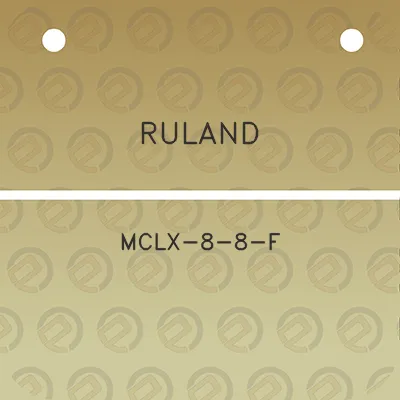 ruland-mclx-8-8-f