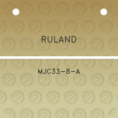 ruland-mjc33-8-a