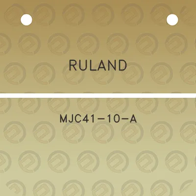 ruland-mjc41-10-a