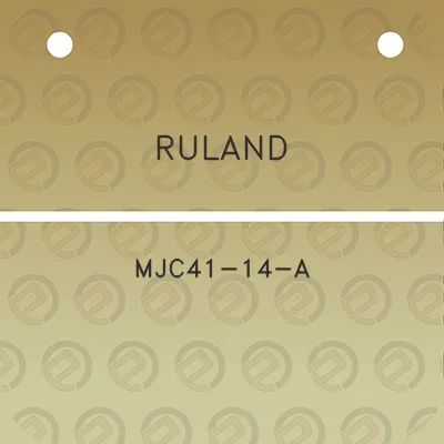 ruland-mjc41-14-a