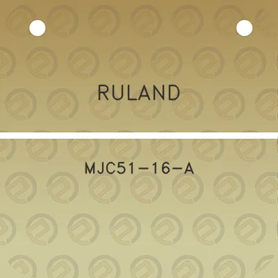 ruland-mjc51-16-a