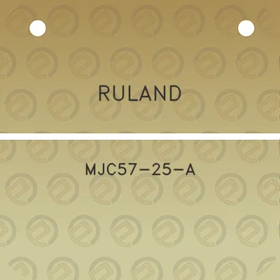 ruland-mjc57-25-a