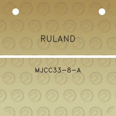 ruland-mjcc33-8-a