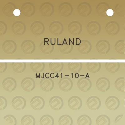 ruland-mjcc41-10-a