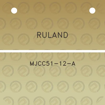 ruland-mjcc51-12-a