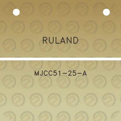 ruland-mjcc51-25-a