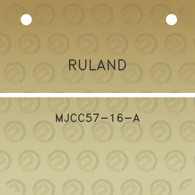 ruland-mjcc57-16-a