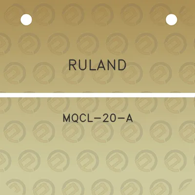 ruland-mqcl-20-a