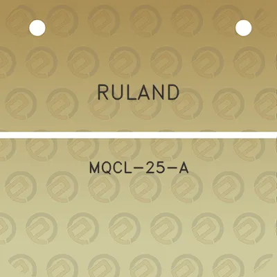 ruland-mqcl-25-a