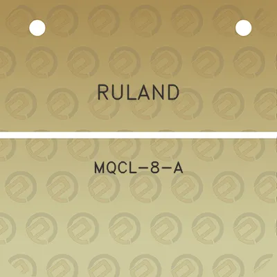 ruland-mqcl-8-a