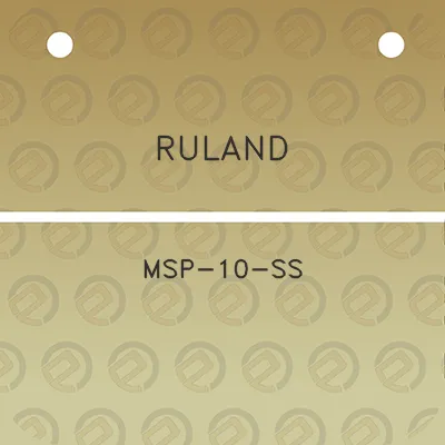 ruland-msp-10-ss