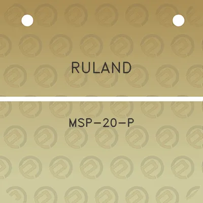 ruland-msp-20-p