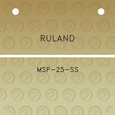 ruland-msp-25-ss