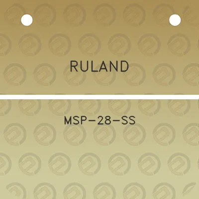 ruland-msp-28-ss