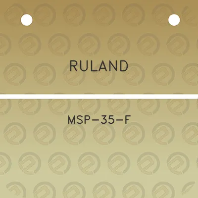 ruland-msp-35-f