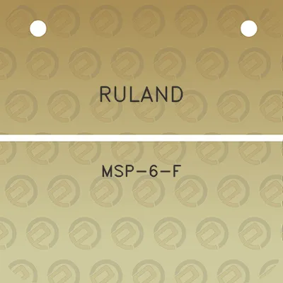 ruland-msp-6-f