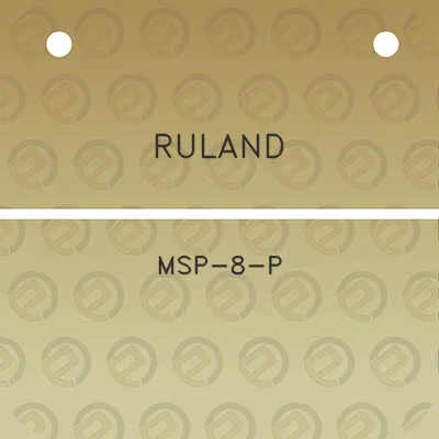 ruland-msp-8-p