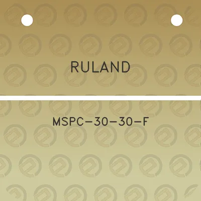 ruland-mspc-30-30-f