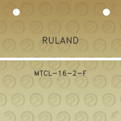 ruland-mtcl-16-2-f