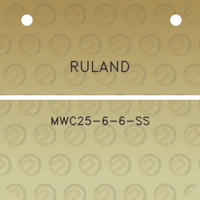 ruland-mwc25-6-6-ss