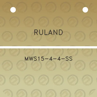 ruland-mws15-4-4-ss