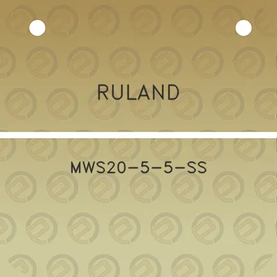 ruland-mws20-5-5-ss