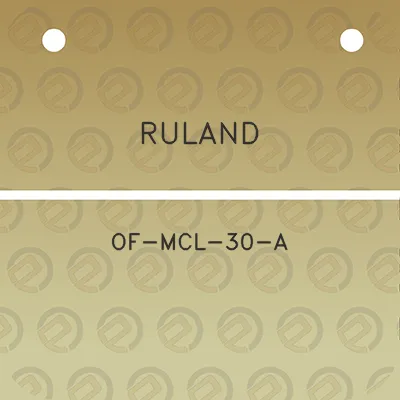 ruland-of-mcl-30-a