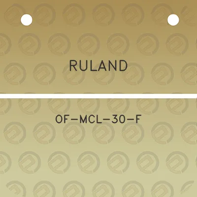 ruland-of-mcl-30-f