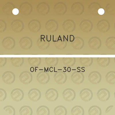 ruland-of-mcl-30-ss