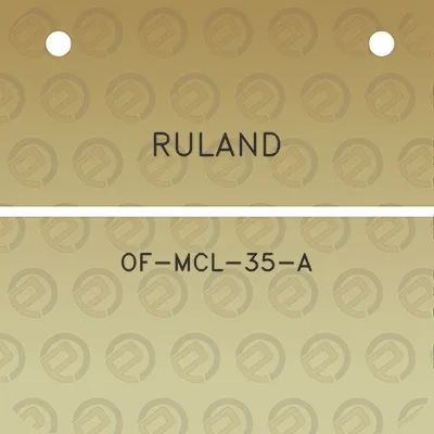 ruland-of-mcl-35-a