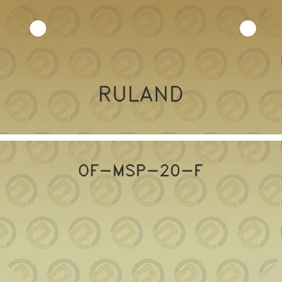 ruland-of-msp-20-f