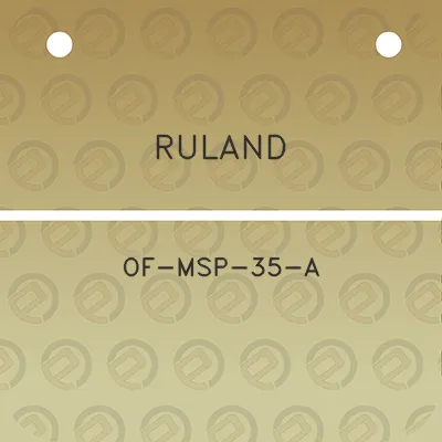 ruland-of-msp-35-a