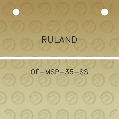 ruland-of-msp-35-ss