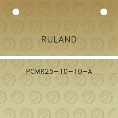 ruland-pcmr25-10-10-a