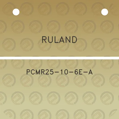 ruland-pcmr25-10-6e-a