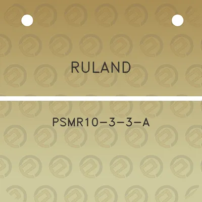 ruland-psmr10-3-3-a