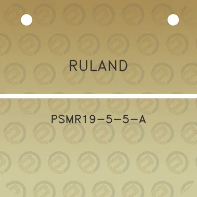 ruland-psmr19-5-5-a