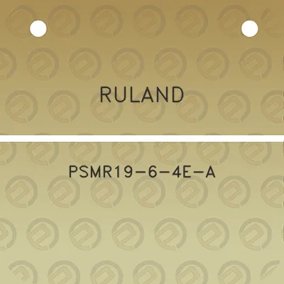 ruland-psmr19-6-4e-a