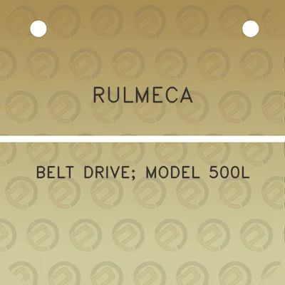 rulmeca-belt-drive-model-500l