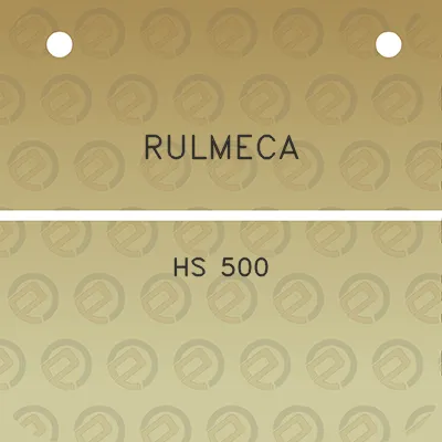 rulmeca-hs-500