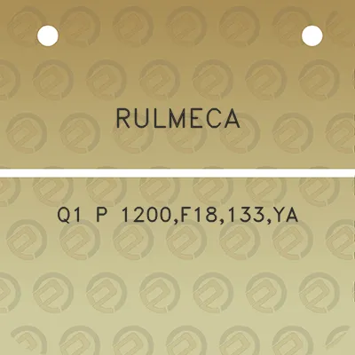 rulmeca-q1-p-1200f18133ya