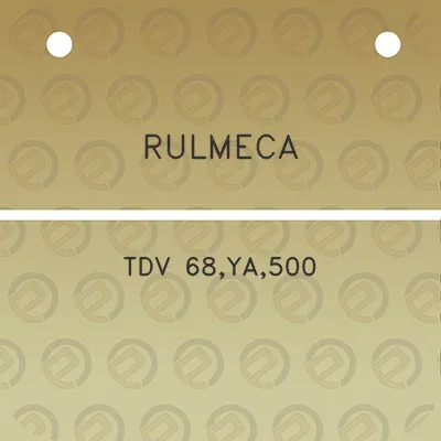 rulmeca-tdv-68ya500