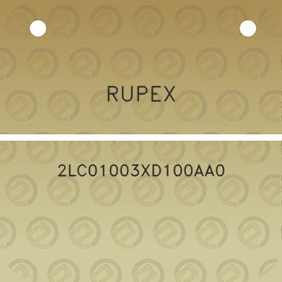 rupex-2lc01003xd100aa0