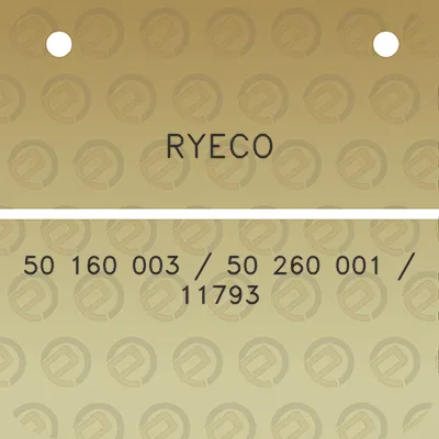 ryeco-50-160-003-50-260-001-11793