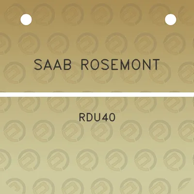 saab-rosemont-rdu40