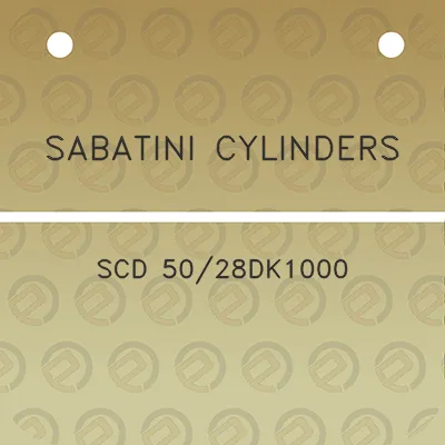 sabatini-cylinders-scd-5028dk1000