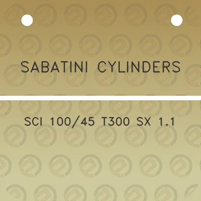 sabatini-cylinders-sci-10045-t300-sx-11