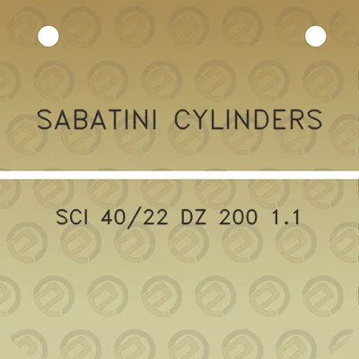 sabatini-cylinders-sci-4022-dz-200-11